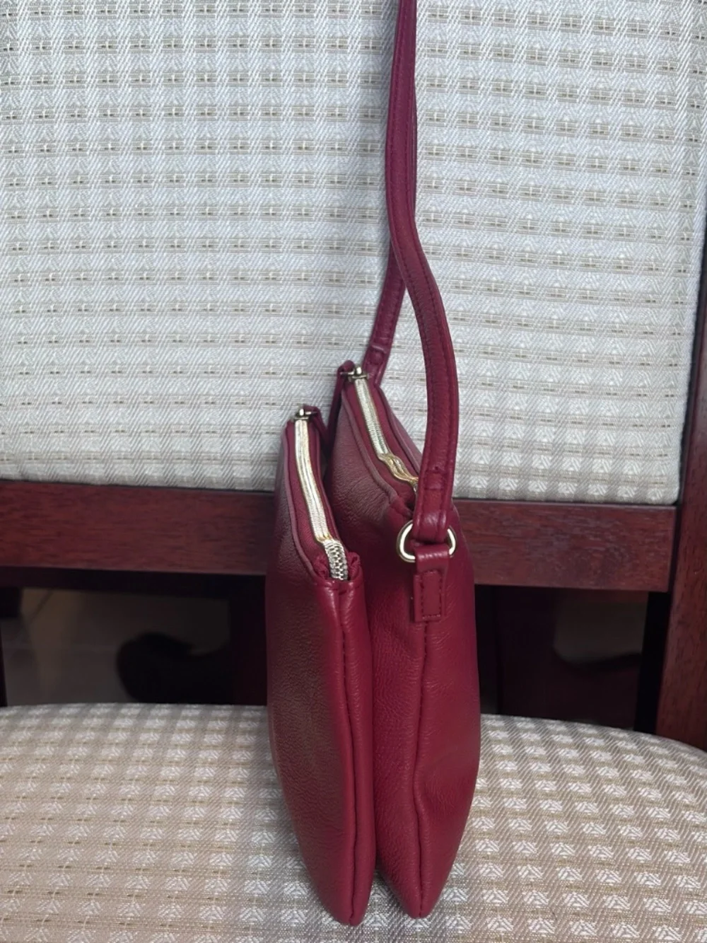 Apt. 9 Red Safe Keeper RFID-Blocking Wallet Crossbody Bag